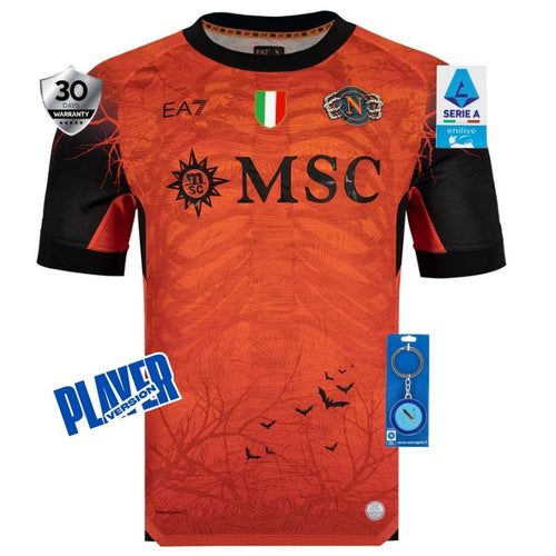 SSC Napoli Halloween Orange Player Shirt 2025/2026