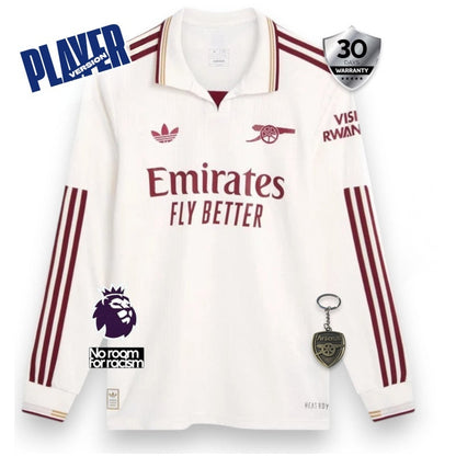 Arsenal Player Third Jersey 2025/26 Long Sleeve