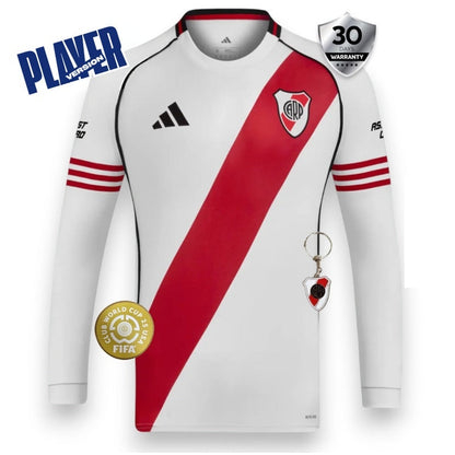 River Plate Home Player Jersey 25/26 - Long Sleeve
