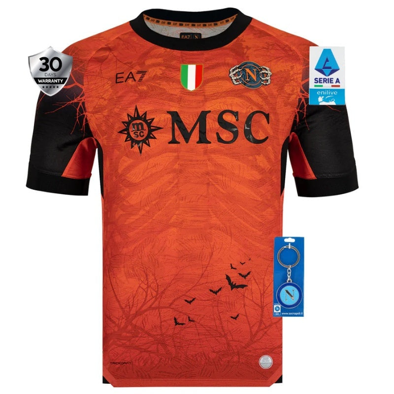 SSC Napoli Halloween Orange Shirt 2025/2026