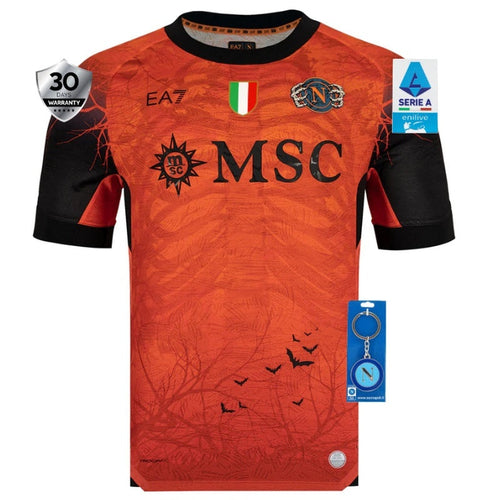 SSC Napoli Halloween Orange Shirt 2025/2026