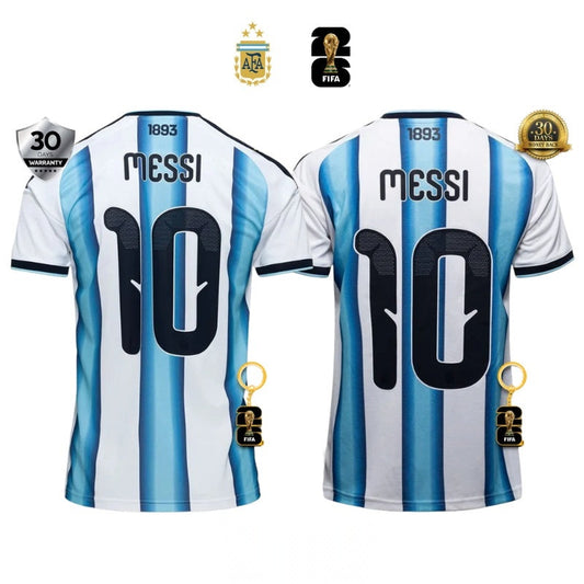 COUPLE COMBO Argentina World Cup 2026 Man + Woman Home Jersey #10 MESSI