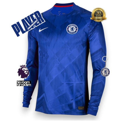 Chelsea Player Home Jersey 2025/2026 - Long Sleeve
