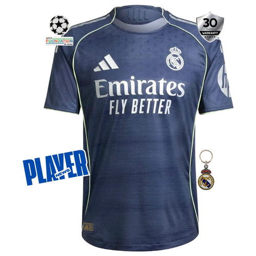 Real Madrid Away Player Jersey 2025/26