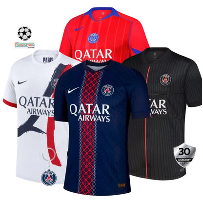 COMBO Paris Saint Germain 2025/26 + Fourth Jersey