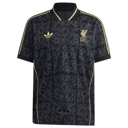 Liverpool adidas 25/26 LFSTLR Tee Black & Gold