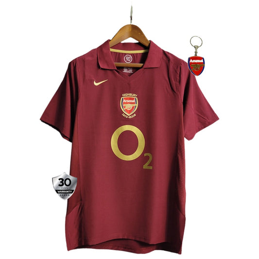 Arsenal Retro Jersey Home 2005/06