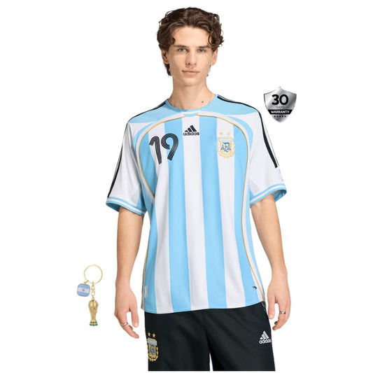 Argentina Retro 2006 Home Jersey - Messi #19