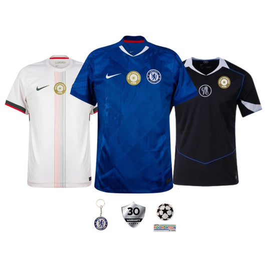 COMBO Chelsea 2025/26 Home, Away and Third Jerseys